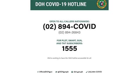 doh bacolod contact number|COVID19hotline .